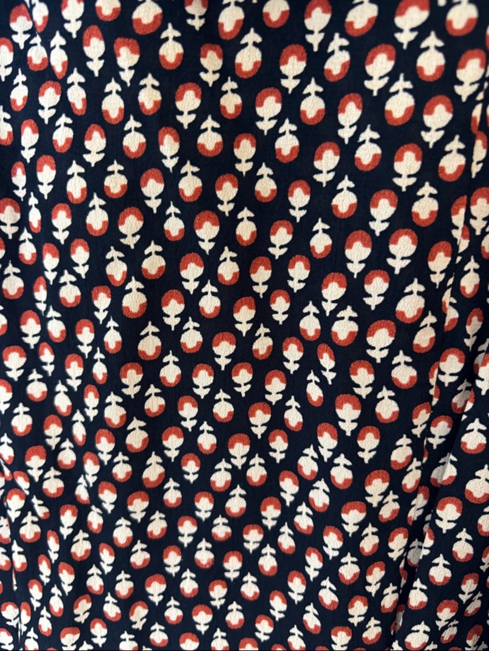 Doen Black Mini Dress with Coral Floral Print - Picture 4 of 8